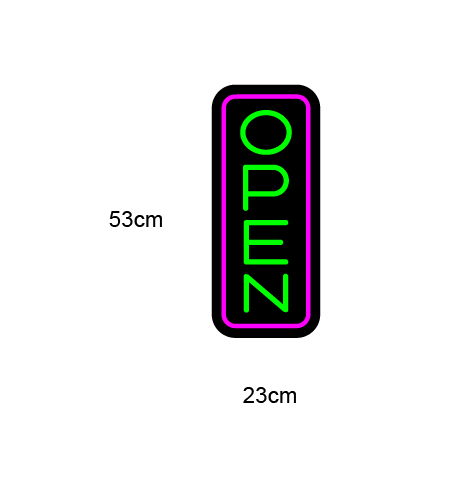 "OPEN" Led neonskylt.