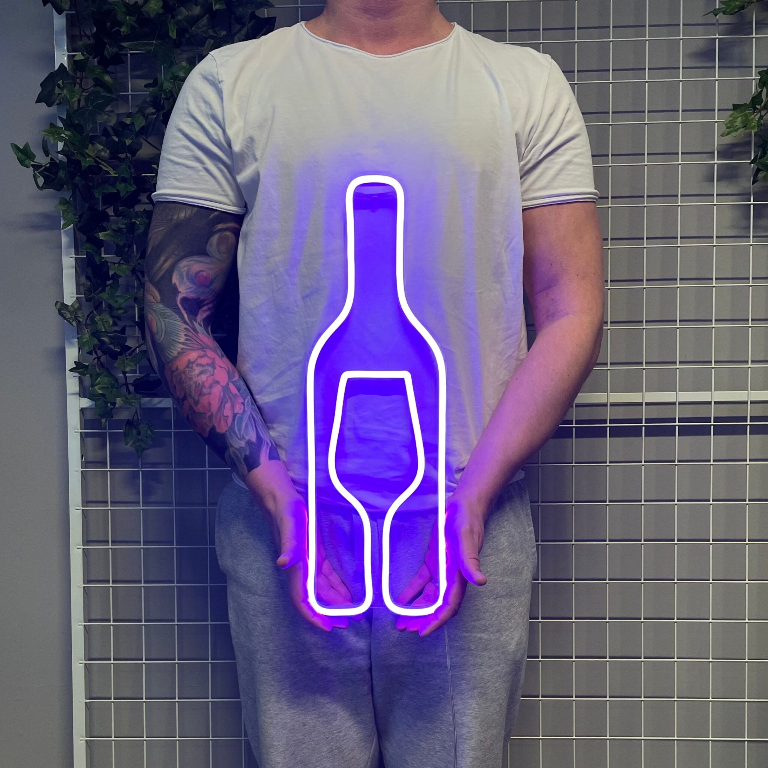 "Vin" LED NEONSKILT.