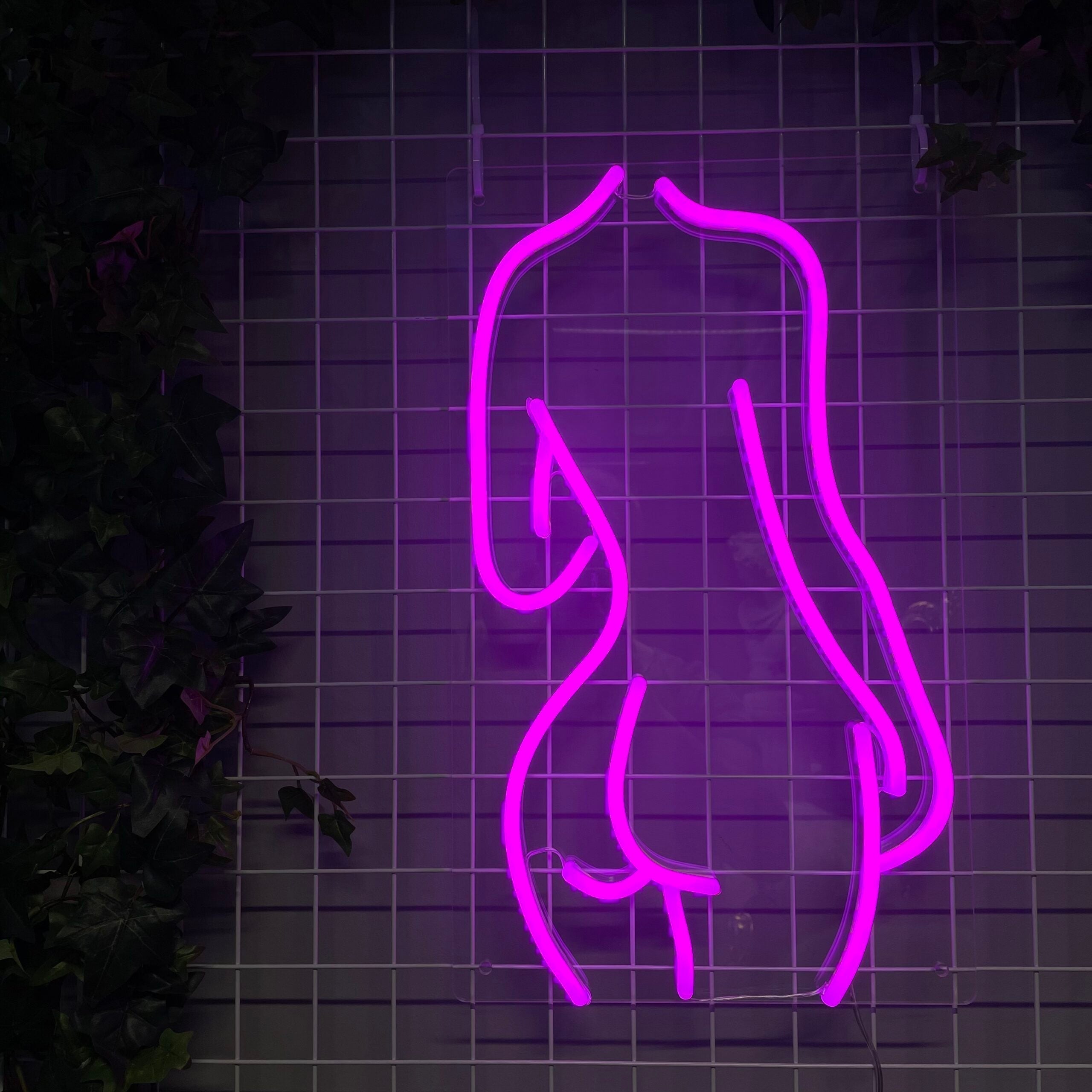 (Kvinnekropp) LED NEONSKILT.