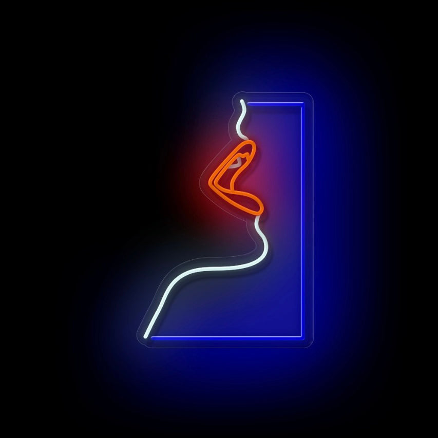 "Face" LED NEONSKILT.