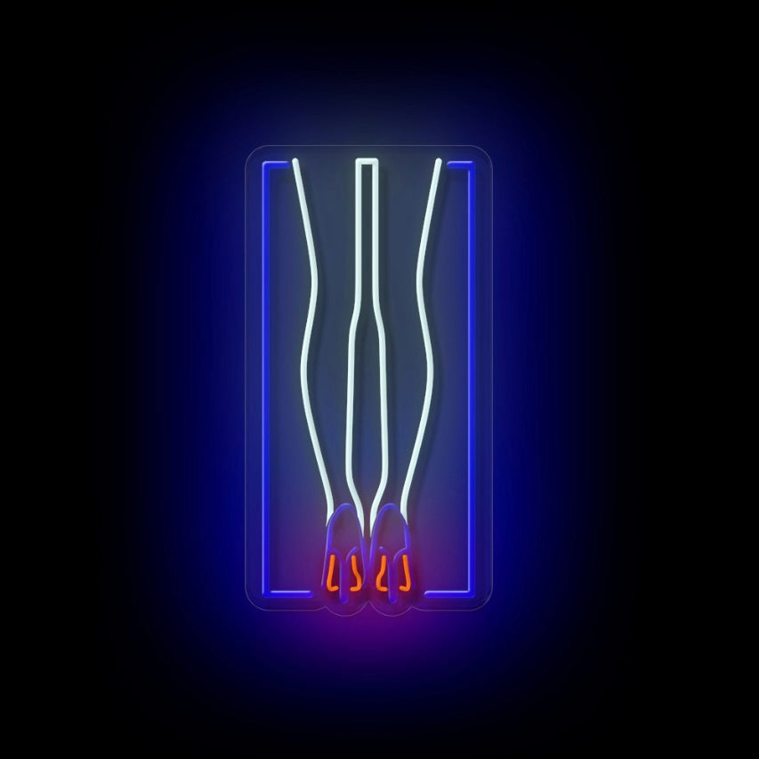 "High heels" LED NEONSKILT.