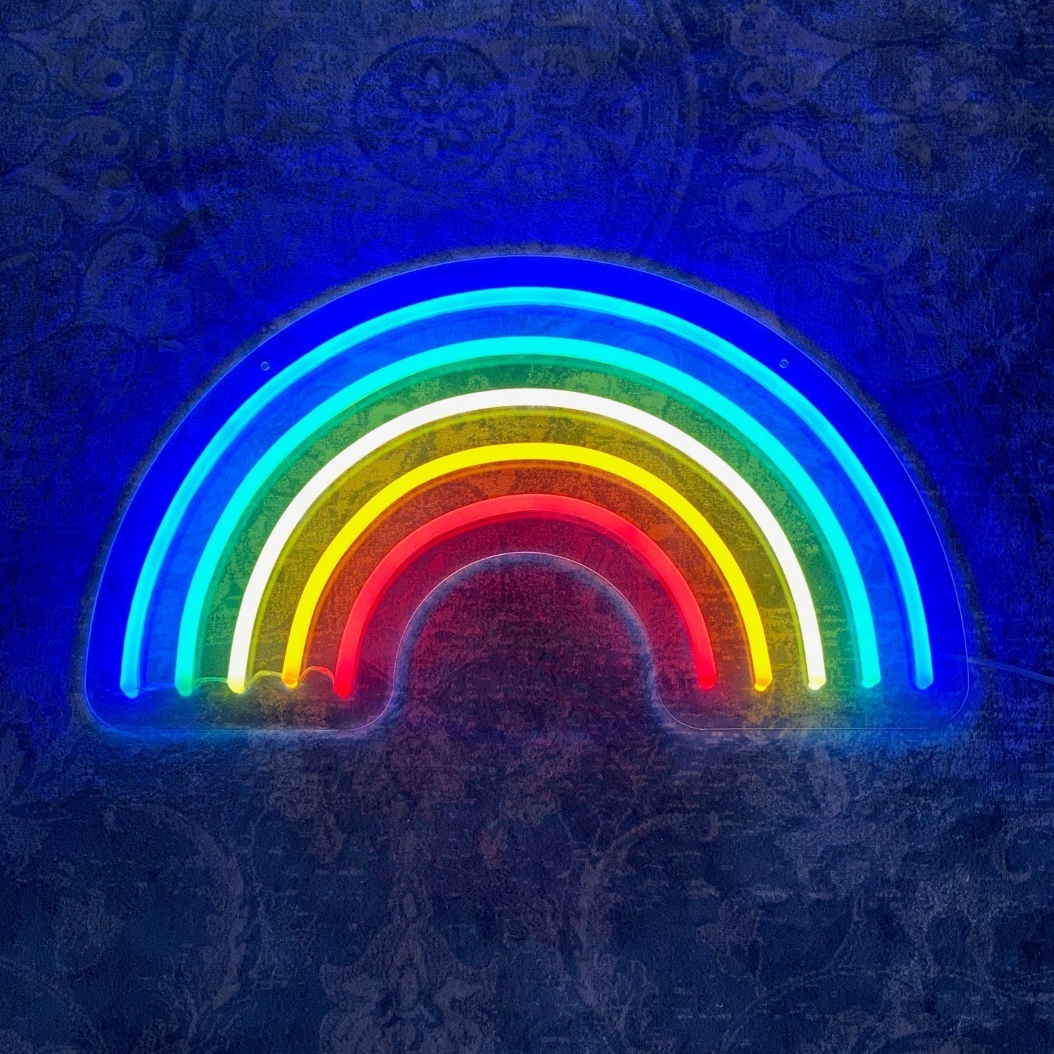 "Regnbue" Led neonskilt.