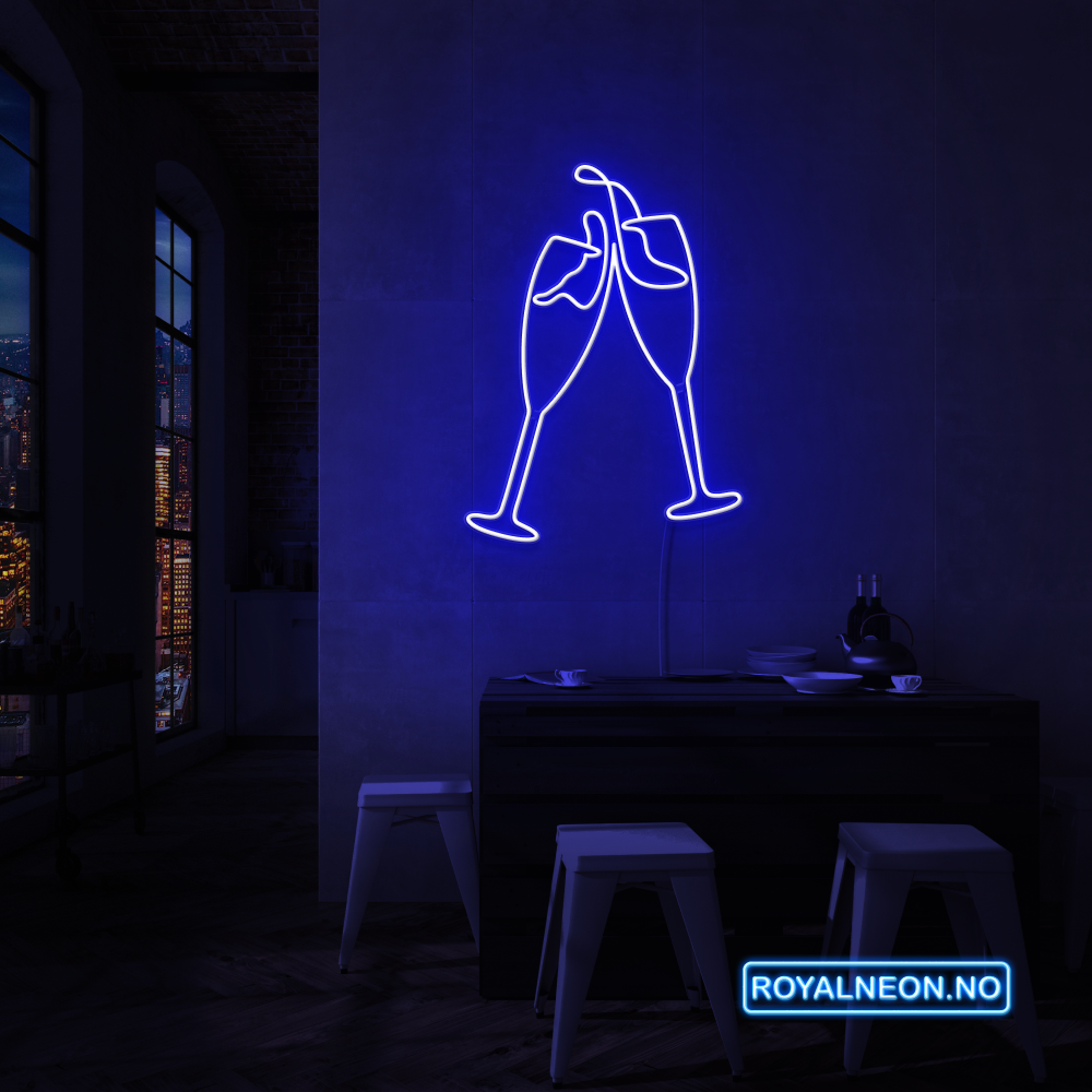 "SKÅL" LED NEONSKILT.
