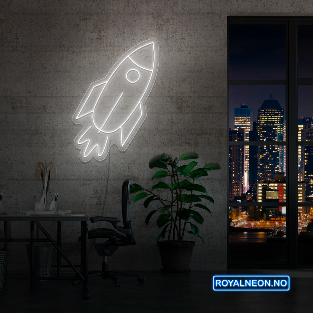"Spaceship" Led neonskilt.