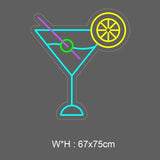 "Martini drink" LED NEONSKYL. Beställning