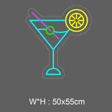 "Martini drink" LED NEONSKYL. Beställning