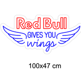 "Red Bull gives you wings" Led Neonskylt