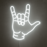 "Love Hand" Led Neonskylt.