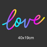 "Love" Acrylic USB, Led Neonskylt