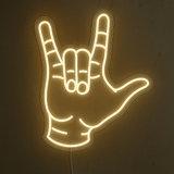 "Love Hand" Led Neonskylt.