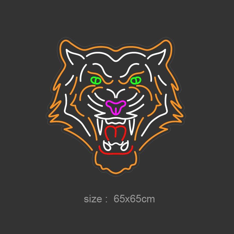 "Aggressive Tiger" Led neonskylt.