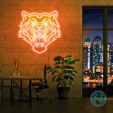 "Aggressive Tiger" Led neonskylt.