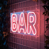 "Bar" Led neonskylt. Vattentät.