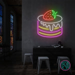 "Cake" Led neonskylt.