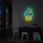 "Cupcake" Led neonskylt.