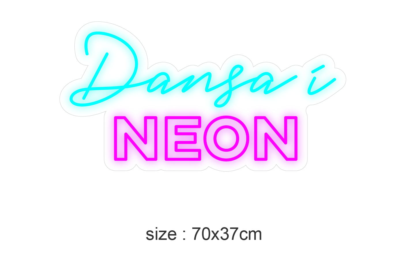 "Dansa i NEON" Led neonskylt.