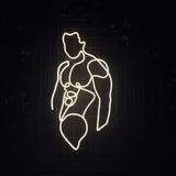 LED NEONSKYLT "Torso" Warm white 