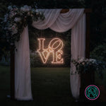 "LOVE" Led neonskylt.