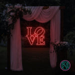 "LOVE" Led neonskylt.