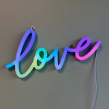 "Love" Acrylic USB, Led Neonskylt