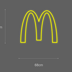 "M" Led neonskylt.