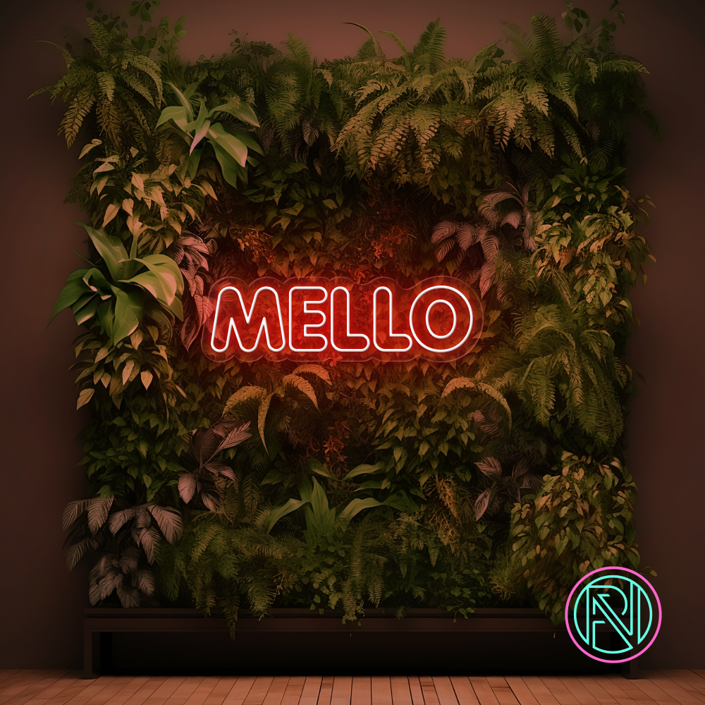 "MELLO" Led neonskylt.