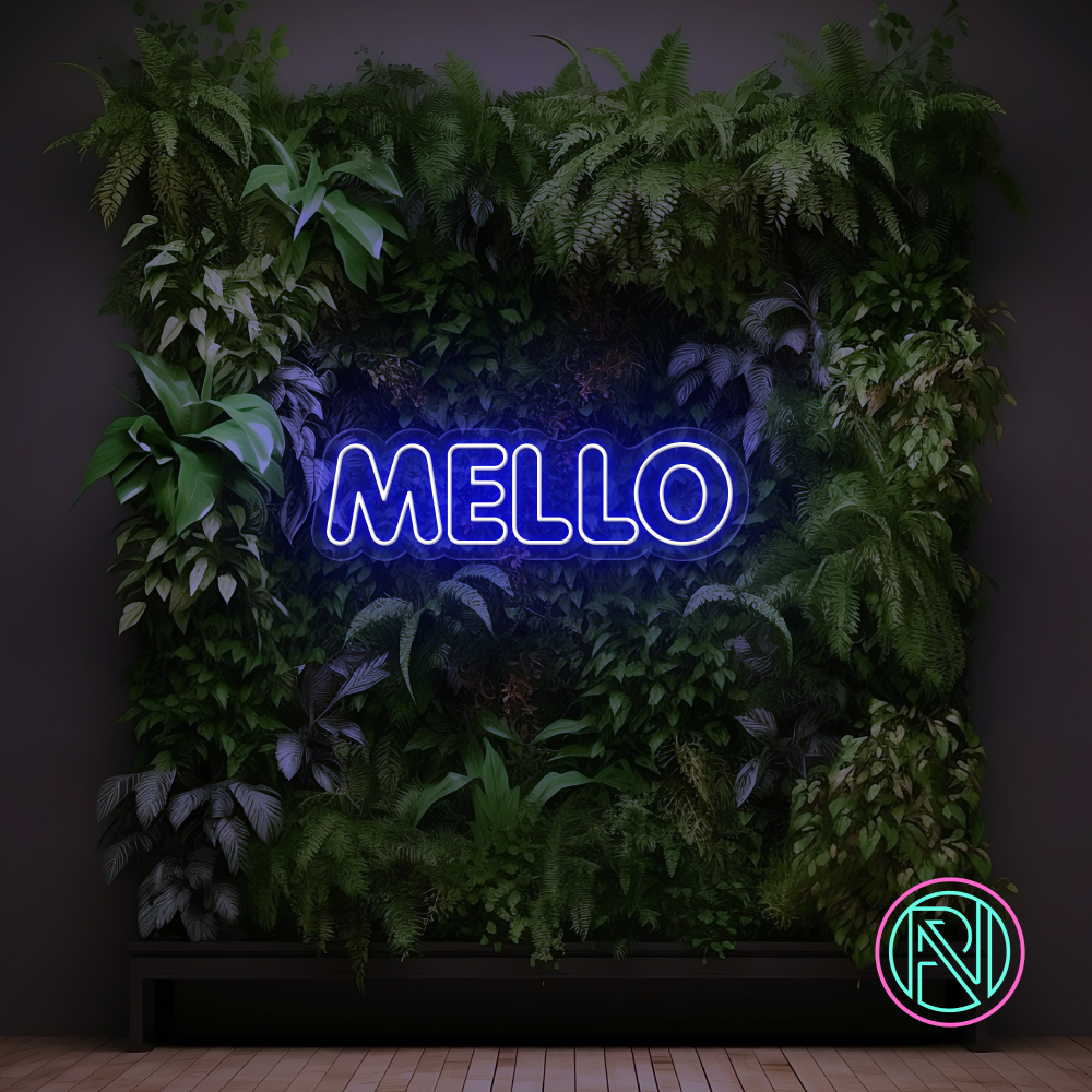 "MELLO" Led neonskylt.