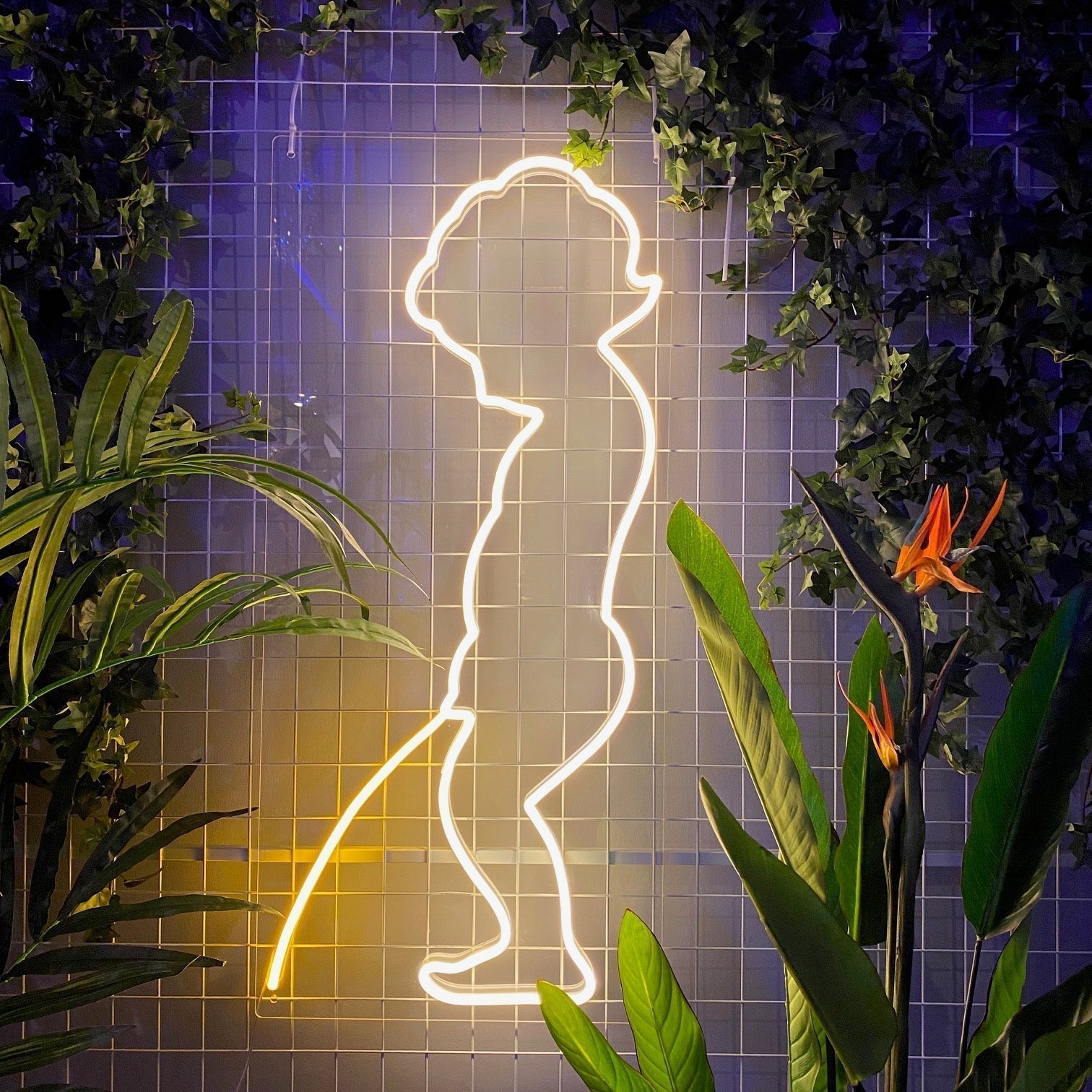 "Manneken Pis" Led neonskylt.