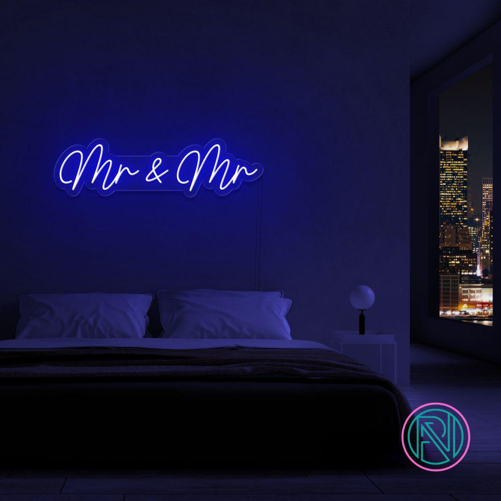 "Mr & Mr" Led neonskylt.