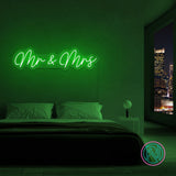 "Mr & Mrs" Led neonskylt.