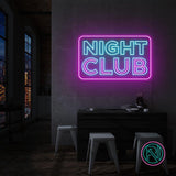 (NIGHT CLUB) Led neonskylt.