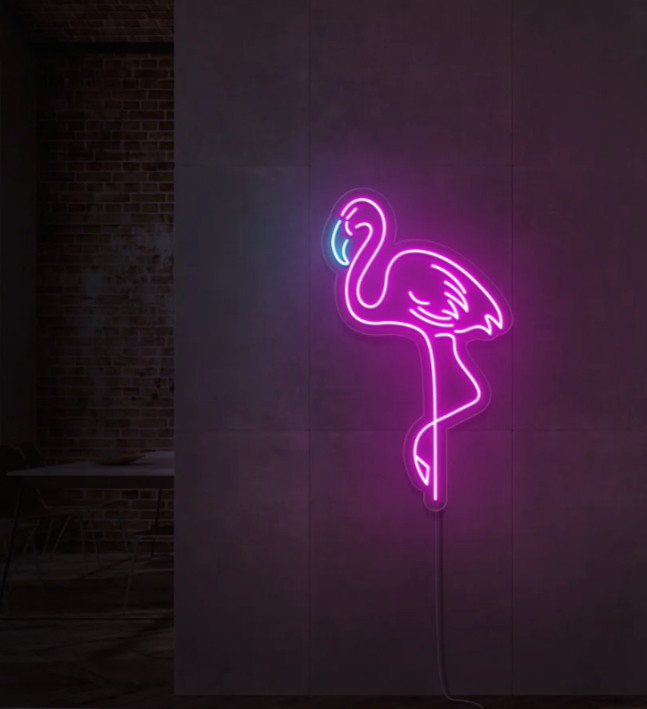 Neonskylt Flamingo