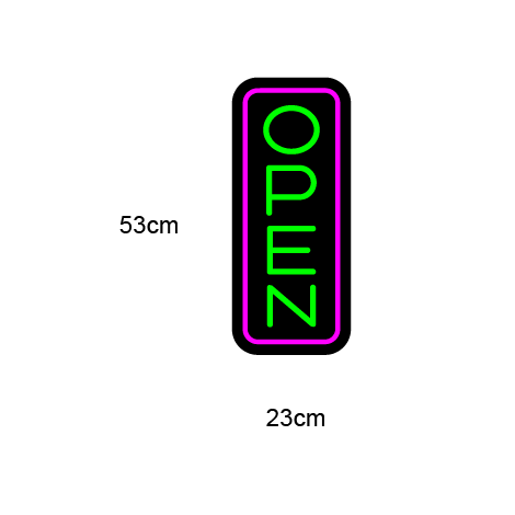 "OPEN" Led neonskylt.