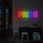 "PRIDE" Led neonskylt.