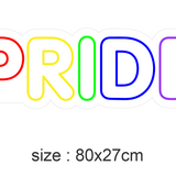 "PRIDE" Led neonskylt.