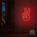 "Peace" Led neonskylt.