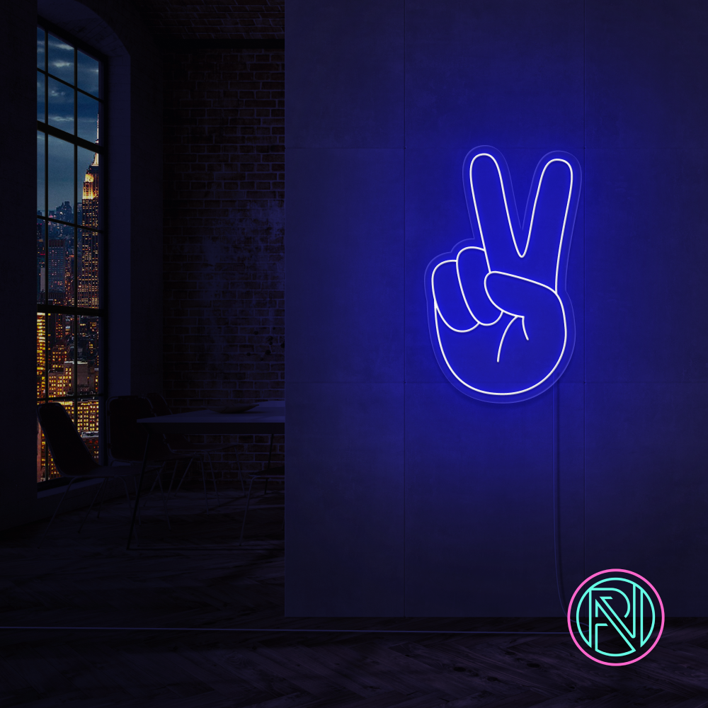 "Peace" Led neonskylt.