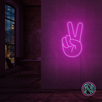 "Peace" Led neonskylt.