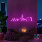 "Skyline" Led neonskylt.