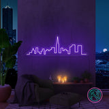 "Skyline" Led neonskylt.