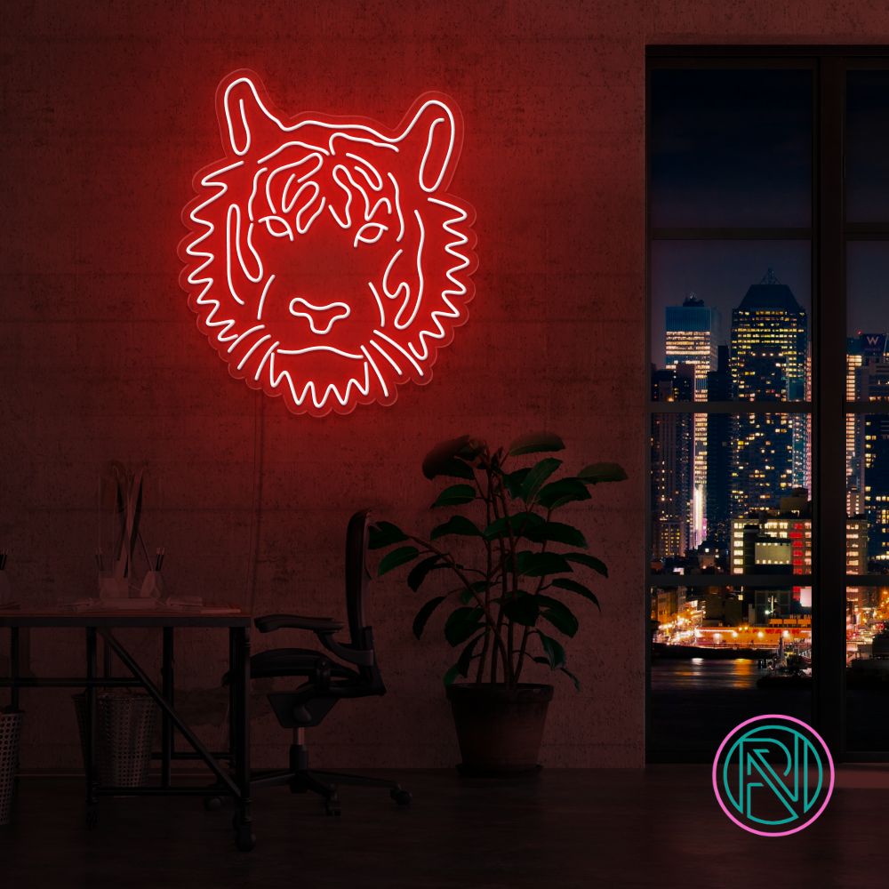 "TIGER" Led neonskylt.