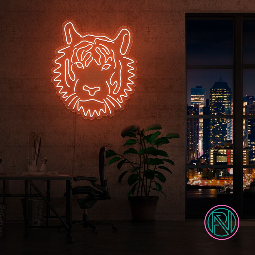 "TIGER" Led neonskylt.