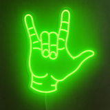 "Love Hand" Led Neonskylt.