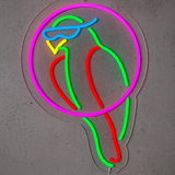 "Papegoja" Led neonskylt.