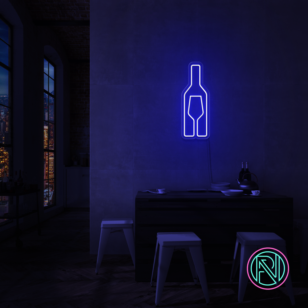 "Vin" Led neonskylt.