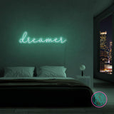 "dreamer" Led neonskylt.