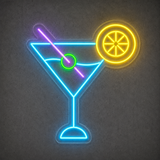 "Martini drink" LED NEONSKYL. Beställning