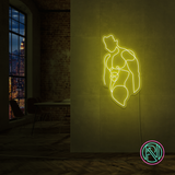 LED NEONSKYLT "Torso" Warm white 