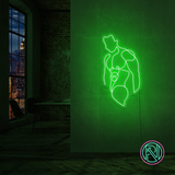 LED NEONSKYLT "Torso" Warm white 