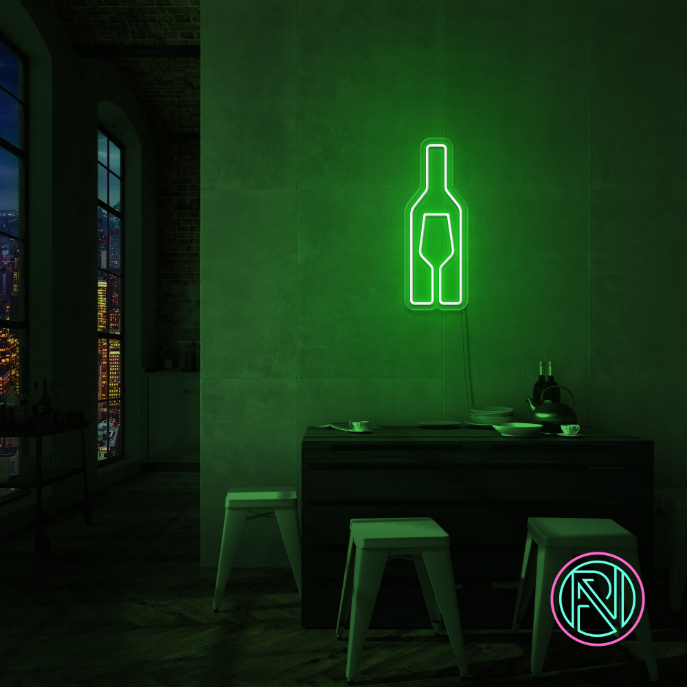 "Vin" LED NEONSKYLT.